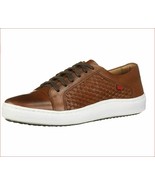 MARC JOSEPH NEW YORK Men&#39;s Leather Made in Brazil Luxury Lace-up Weave D... - $71.65