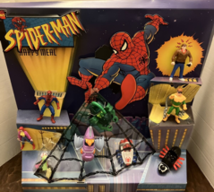 Vintage 90s Marvel Comics Spiderman McDonalds Happy Meal Toy Display - VERY RARE - £134.52 GBP