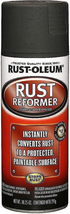 Rust-Oleum Stops Rust Converter Rust Reformer Spray Flat Black Finish 10... - £12.44 GBP