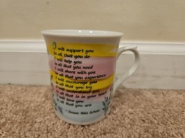 Vintage Blue Mountain Arts Mug, Susan Polis Schultz Poem - $6.64