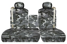 Front Set Seat Covers Fits Ford F150 Truck 2001-2003 40/60 Low Back W/ Console - £80.97 GBP+