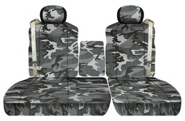 Front Set Seat Covers Fits Ford F150 Truck 2001-2003 40/60 Low Back W/ Console - £80.59 GBP+