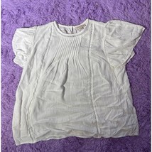  Textured Lace Trim Blouse - Knox Rose Medium - $255.22 MXN