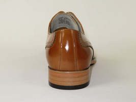 Men's Giovanni Shoes High Quality Leather Wing Tip Derby LINCOLN Tan image 6