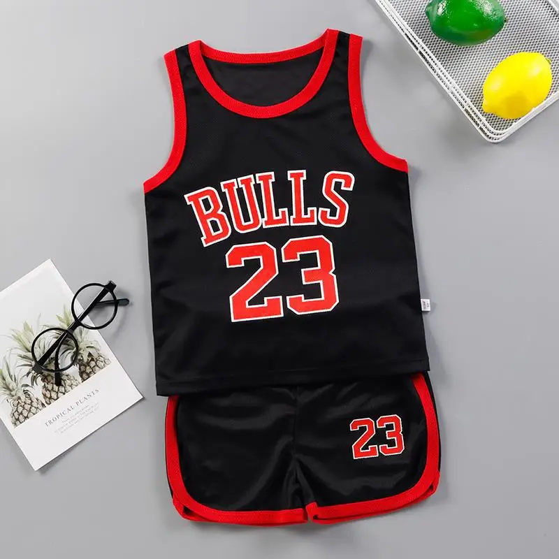 Sporting Summer Boys Girl Sportings Clothes Suit Basketball New Children&#39;s Fashi - £24.04 GBP