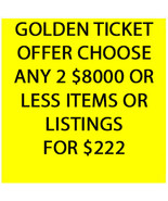 SAT - SUN ONLY PICK ANY 2 $8000 OR LESS ITEMS OR LISTINGS FOR $222  DISC... - £106.73 GBP