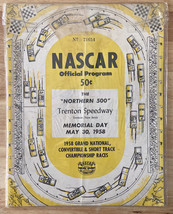 NASCAR Grand National “The Northern 500” Trenton Speedway Memorial Day 1958 - £82.56 GBP
