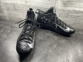 Nike Field General 3 Elite TD Football Cleats Men 9M Shoes Black Leather... - $830.67 MXN