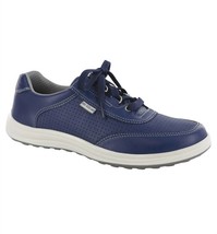 Sas women&#39;s sporty lux sneaker - double wide in BLUE PERF - £109.71 GBP