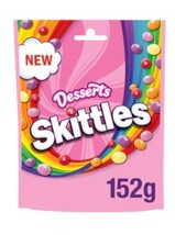 2 Packs of Skittles Desserts Candy 152g Each -From UK - Limited Time - - £20.11 GBP