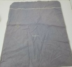 Silver Storage Bag Vintage Byron Cade, Inc. Gray Cloth Fabric Protection... - $15.15