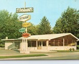 Everhart&#39;s Restaurant Bryan Ohio Oh Unp Chrome Carte Postale P3 - $3.02