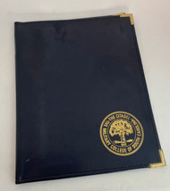 Vintage Citadel Military College Padfolio Folder Portfolio - Hazel Navy ... - £27.18 GBP