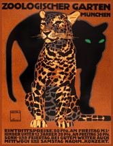Decor movie POSTER.Home room Interior art design.Berlin Zoo.Leopard.Panther.7073 - £13.78 GBP+
