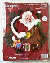 Janlynn Santa&#39;s Gifts Christmas Plastic Canvas Kit Door/Wall Hanging 13 x 17.5 - £15.14 GBP