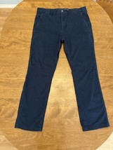 Mountain Khakis Pants Mens Navy Homestead Chino Modern Fit 35x28.5” - £19.46 GBP