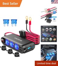 12V Cigarette Lighter Socket Splitter - Charge 7 Devices with Smart Tech... - $43.50