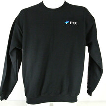 FTX Crypto Exchange Employee Uniform Sweatshirt Black Size L Large NEW - £24.33 GBP