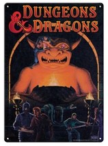 Dungeons &amp; Dragons Players Handbook Image Metal Sign Poster 8.25 x 11.5 ... - £4.74 GBP