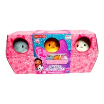 Gabby’s Dollhouse Hamster Kitties 3 Pack Soft Plush Stuffed Animal Toys New  - £23.41 GBP