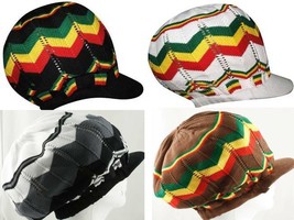 Reggae Rasta Peak Sloucy Crown Jamaica Marley Dread Lock Hat 100% Cotton - £12.40 GBP+