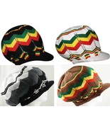 Reggae Rasta Peak Sloucy Crown Jamaica Marley Dread Lock Hat 100% Cotton - £12.24 GBP+