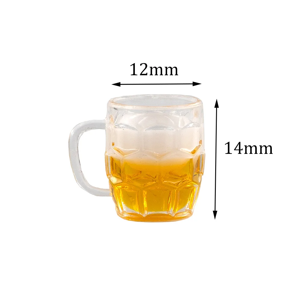 Play 1/12 Dollhouse Miniature Beer Mug Mini Lemon Cup Drinks Toy for ob11 bjd  B - £23.18 GBP