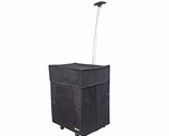 dbest products Bigger Smart Cart, Black Collapsible Rolling Utility Cart... - $39.99