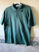 Burberry&#39;s Forst Green 100% Cotton Polo Shirt Size Small Made in England - £58.46 GBP