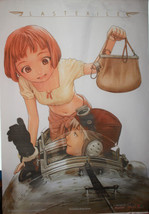 Last Exile Flag Poster Size 29.25&quot; x 44.5&quot; Wall Hanging Fabric Material ... - £42.63 GBP