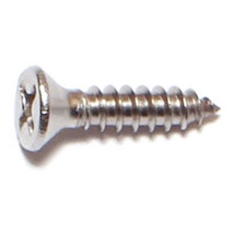 #6 x 5/8&quot; 18-8 Stainless Steel Phillips Flat Head Sheet Metal Screws - £9.68 GBP+