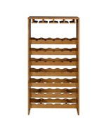 Hanzi Wine Rack, Oak Finish - $279.27 CAD