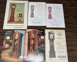 6 Pamphlets On Clocks - $10.40