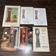 6 Pamphlets On Clocks - $10.40