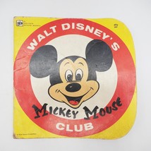 1975 Walt Disney&#39;s MIckey Mouse Club Book Golden Shape Books - £18.19 GBP