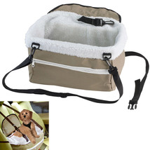 Pet Booster Seat Lookout Car Safety Dog Carrier Leash Belt Adjustable Tr... - £37.65 GBP