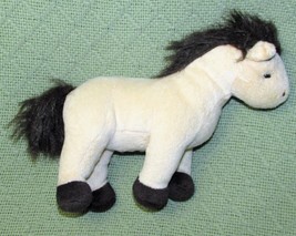 9" Gymboree Horse Plush Stuffed Animal Cream Brown Purple Flower Baby Toy Lovie - $9.00
