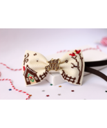 Embroidered Bow Tie, Itchy and Scratchy, Cross Stitch Simpsons - $25.00