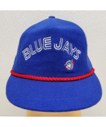 Vintage Toronto Blue Jays Wool Hat Red Rope Universal Industries MLB Str... - £60.96 GBP