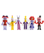 NEW The Amazing Digital Circus Plush Toy (Pack of 6) Pomni Ragatha Zoobl... - $39.59