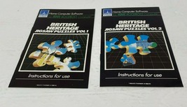 British Heritage Jigsaw Puzzles Vol 1 &amp; 2 Atari 400 &amp; 800 Game Program B... - £9.28 GBP