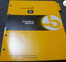 John Deere 2E Potenza Soffiatore Negozio Service Riparazione Manuale TM-... - $249.46 MXN
