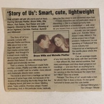 Story Of Us vintage Article Bruce Willis Michelle Pfiefer AR1 - £4.73 GBP