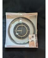 1980 Sunbeam Round Gold Nickel Glass Quartz Analog Wall Clock 882-1744 NEW - $1,481.05 MXN