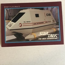 Star Trek The Next Generation Trading Card Vintage 1991 #100 Shuttlecraft - £1.57 GBP