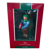 1989 Hallmark Keepsake Son Handcrafted Christmas Ornament - $9.19