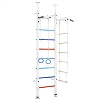 Gymnastic Sport Kids Indoor Swedish Ladder With Pull Up Bar - £323.24 GBP