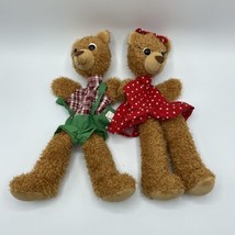 Moravska Ustredna Brno Boy And Girl bear puppets - $27.12