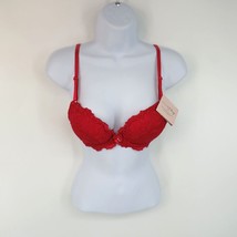 Smart &amp; Sexy Red Lacy Push Up Bra 32B NWT - $7.92