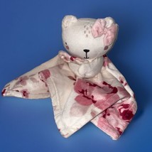 Modern Moments By Gerber Cat Lovey Plush Floral Security Blanket Soft Cute - $15.63